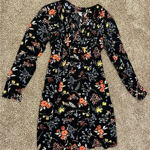 Old Navy Black Floral Dress